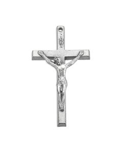 1 1/2" Antiqued Silver Oxidized Crucifix
