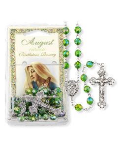 August Peridot Birthstone Rosary-P65