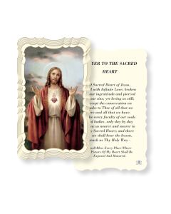 Sacred Heart Of Jesus Holy Card