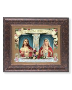 11 1/4" x 13 1/4" Art Deco Frame with an 8" x 10" House Blessing-SHJ-IMH Print