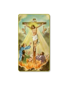 Crucifixion Holy Card