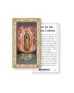 Prayer for the Helpless Unborn Holy Card