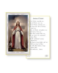 Anima Christi Holy Card 