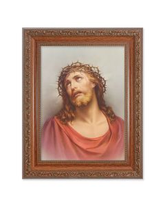 8.25" x 10.25" Ornate Wood Frame with a 6" x 8" Ecce Homo Print