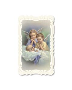 Guardian Angels Holy Card