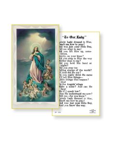 The Assumption Lovely Lady Holy Card