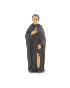 4" Cold Cast Resin Hand Painted Statue of Saint Peregrine in a Deluxe Window Box-P65