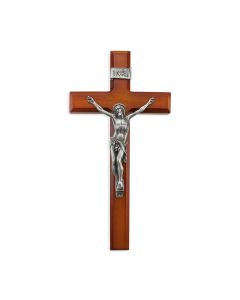 12" Two Tone Cross with Fine Pewter Corpus