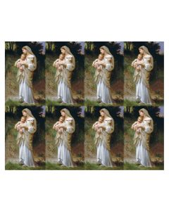 Aurora Divine Innocence Eight-Up Micro Perforated Holy Cards