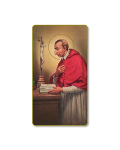 Saint Charles Borromeo Holy Card