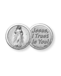 Divine Mercy Pocket Coin  (Sold in Inc. of 10)