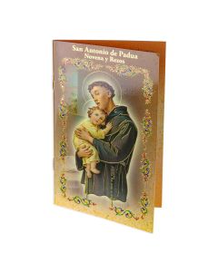 3 3/4" x 6" Spanish Saint Anthony Novena Book