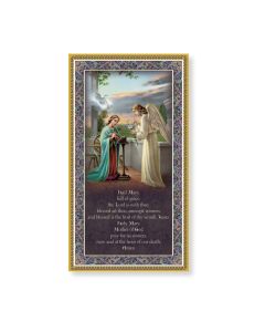 The Hail Mary Plaque with Prayer