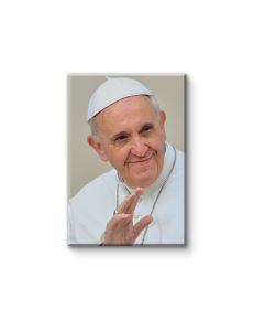 2" x 3" Pope Francis Magnetic Laminated Plaque