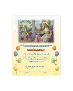 8" x 10" Kindergarten Certificates