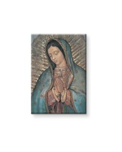 2" x 3" Our Lady of Guadalupe Bust Magnetic Laminated Plaque