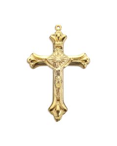 2" Gold Tone Crucifix