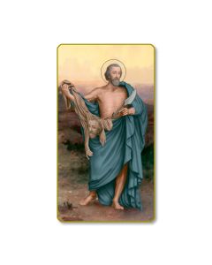 Saint Bartholomew Holy Card