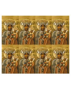 Our Lady of Czestochowa Eight-Up Micro Perforated Holy Cards