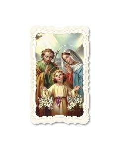 Holy Family Holy Card