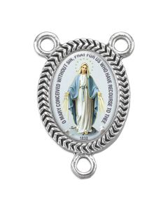 Miraculous Medal Picture Centerpiece