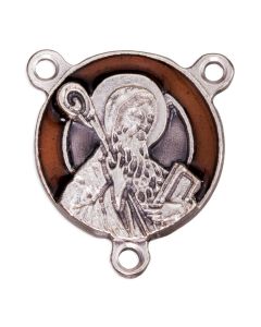 St. Benedict Centerpiece with Brown Epoxy