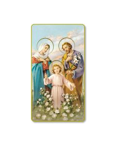 Holy Family Holy Card