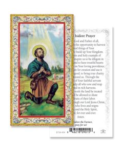 Saint Isidore Holy Card