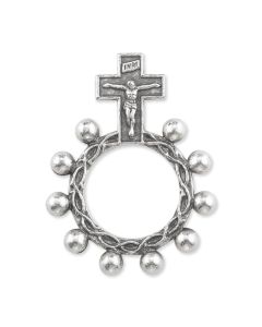 Rosary Ring with Crucifix