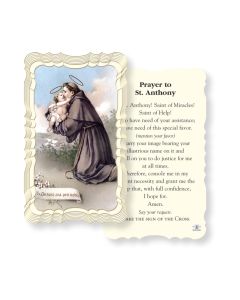 Prayer To St Anthony Holy Card