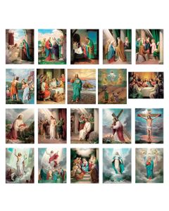 8" x 10" Mysteries of the Rosary Poster Set