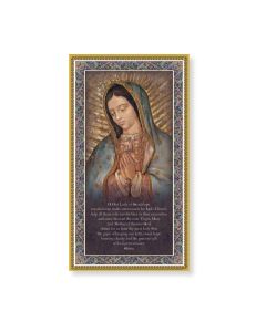 Our Lady of Guadalupe Plaque with Prayer