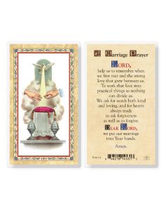 Marriage Prayer Laminated Holy Card. Inc. of 25