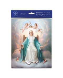 8" x 10" Queen of Heaven Print  (sold in inc. of 3)