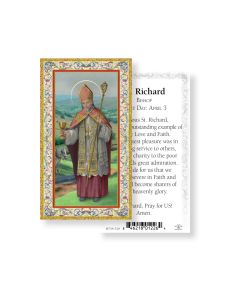 Saint Richard Holy Card