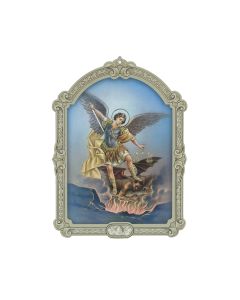 5" Cathedral 3D Plaque Saint Michael
