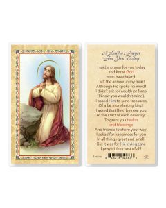 I Said a Prayer for You Today Laminated Holy Card. Inc. of 25