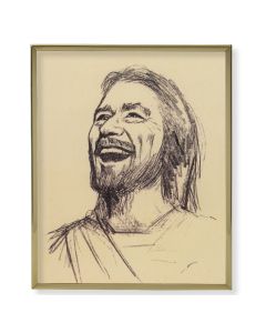 11" x 14" Gold Plaque Frame with a Segura: Joyful Christ Print