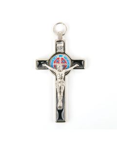 3" Saint Benedict Crucifix with Black Epoxy