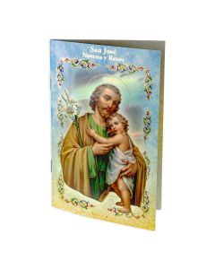 3 3/4" x 6" Spanish Saint Joseph Novena Book