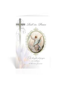 Rest In Peace -Our Thoughts and Prayers- Sympathy Greeting Card