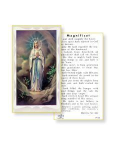 Our Lady of Lourdes Holy Card