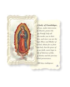 Our Lady of Guadalupe Mystical Rose Holy Card