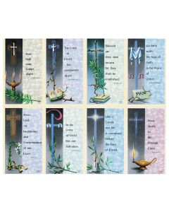 Eterna Series Assorted Eight-Up Micro Perforated Holy Cards