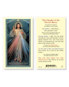 Chaplet of the Divine Mercy Holy Card
