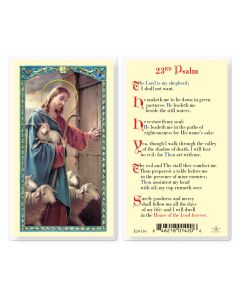 Twenty-Third Psalm Good Shepherd Holy Card