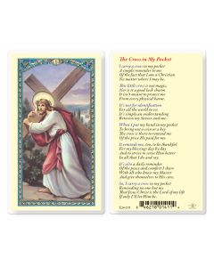 The Cross in my Pocket Holy Card