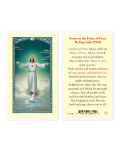 Prayer to the Prince of Peace Holy Card
