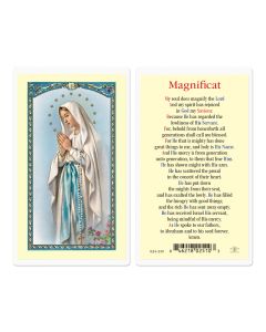 Magnificat Our Lady of Lourdes Holy Card