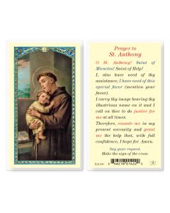 Prayer to Saint Anthony Holy Card